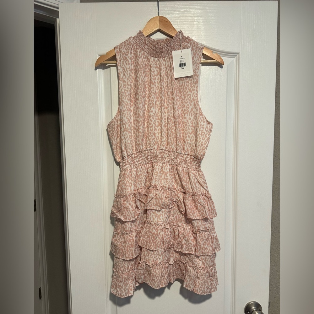 NWT Rachel Parcell Halter Ruffle Mini- Medium